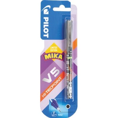 PILOT V5 MIKA BLISTER ZWART