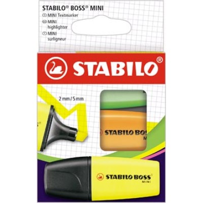 STABILO BOSS MINI MARKER 3X 02