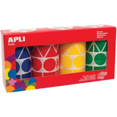 APLI KIDS STICKERROL XL ASS 4X