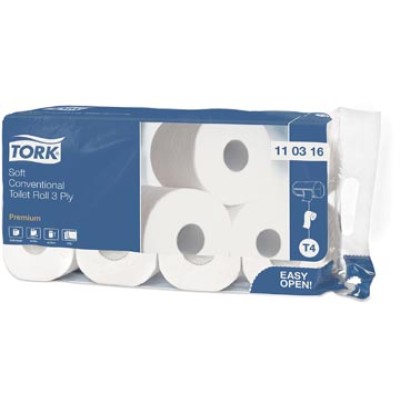 TORK TOILETPAPIER 3L T4 PK8