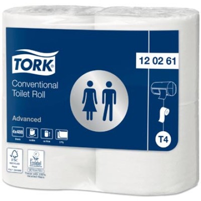 TORK TOILETPAPIER 2L T4 PK4