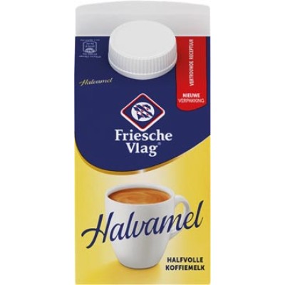 HALVAMEL KOFFIEMELK 455 ML