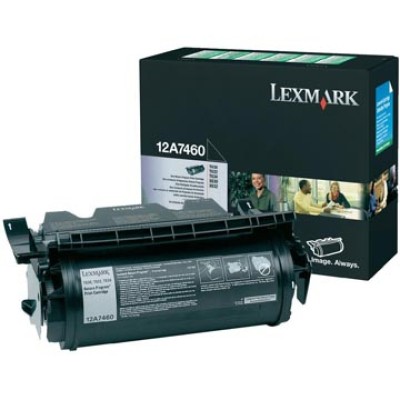 LEXMARK TONER 12A7460 BLACK