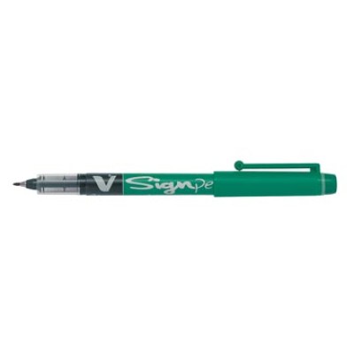 PILOT V SIGN PEN GROEN