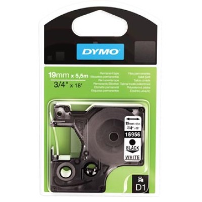 DYMO TAPE D1 19MM POLY ZW/WT