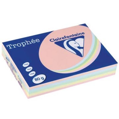 TROPHEE PASTEL ASSORTI A4 80GR