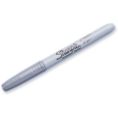 SHARPIE PERM MARK METAL F ZILV