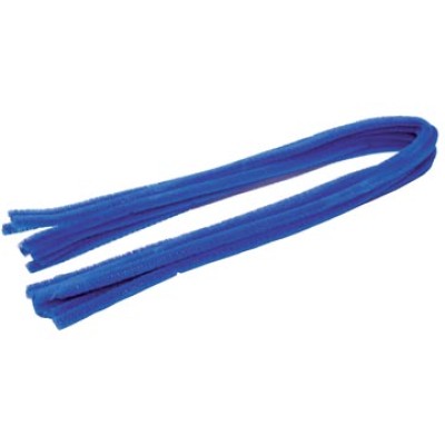 CHENILLE 50CMX8MM BLAUW PK10