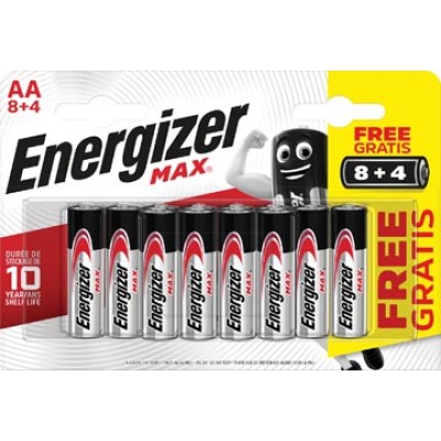 ENERGIZER MAX AA/LR06 BL8+4