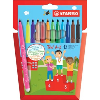 STABILO TRIO A-Z STIFT 12X