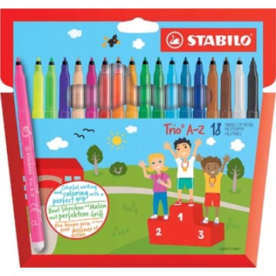 STABILO TRIO A-Z STIFT 18X