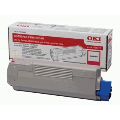 OKI C5850 C5950 TONER GEEL