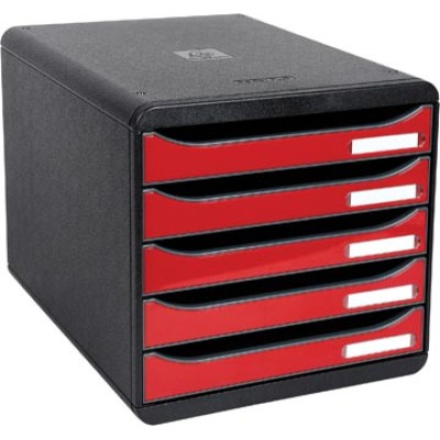 LADENBL BIGBOX PLUS ZWART/ROOD