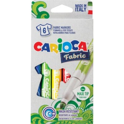 CARIOCA TEXTIELSTIFT FABRIC 6X