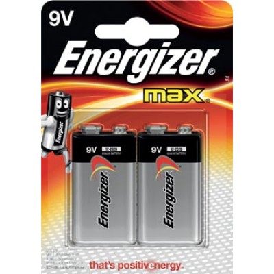 ENERGIZER MAX 9V BLS 2X