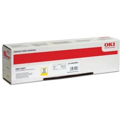 OKI TONER 44643001 GEEL