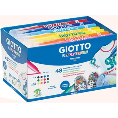 GIOTTO DECOR TEXTIELSTIFT 48X