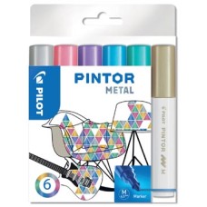 PINTOR METAL MEDIUM 6X ASS