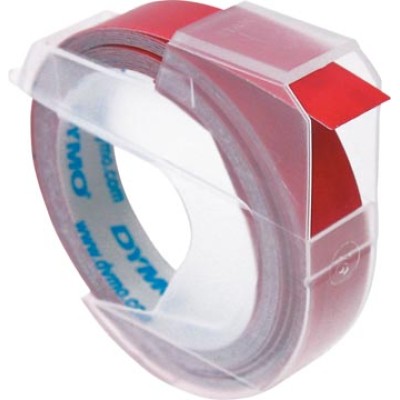 DYMO TAPE OMEGA 9MM ROOD