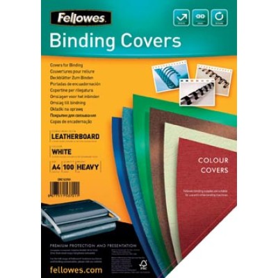 FELLOWES OMSLAG FSC WIT 100X