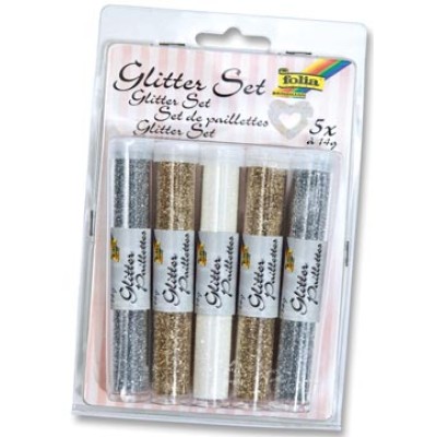 GLITTER POEDER 5T 14G GD/ZI/WT