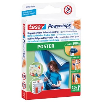 TESA POWERSTRIPS POSTER BLS20