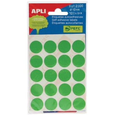 POCH.5BL. APLI 2066 19MM GROEN