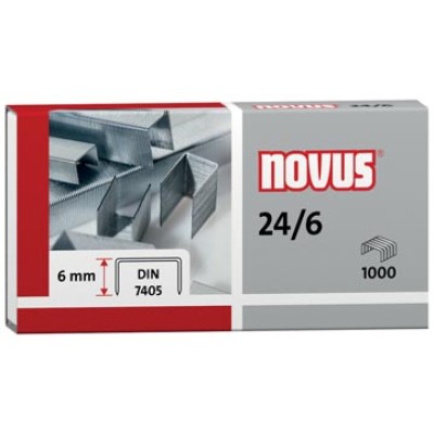 NOVUS NIETJES 24/6 DIN 1000X