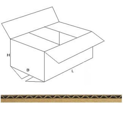 VERZENDDOOS BR 305X220X150MM