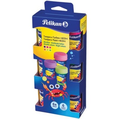 PELIKAN PLAKKAATVERF NEON 6X