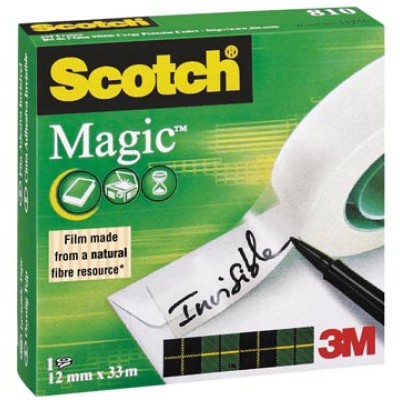 PLAKBAND SCOTCH MAGIC 12MMX33M