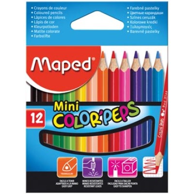 ETUI 12 MINI COLOR PEPS MAPED