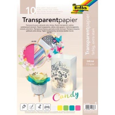 TRANSPARANT PAPIER 10X 5ASS