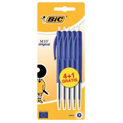 BIC BALPEN M10 BLAUW BLS 4+1