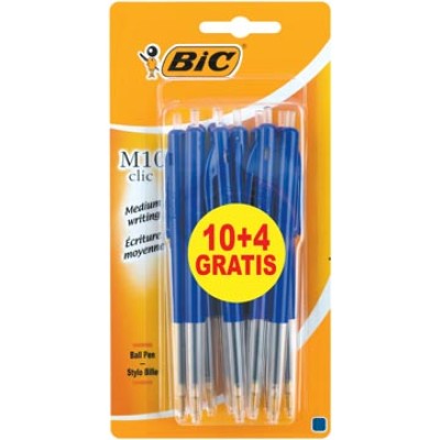 BIC BALPEN M10 BLAUW BLS 10+4