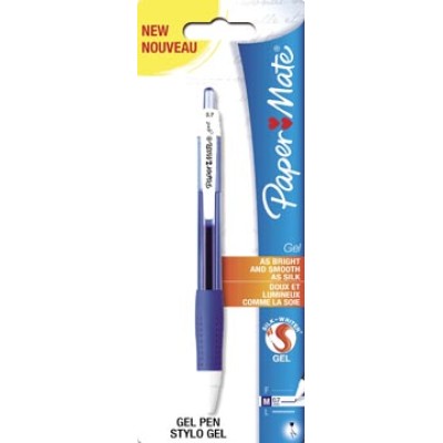 PAPER MATE ROLLER GEL BL BLS