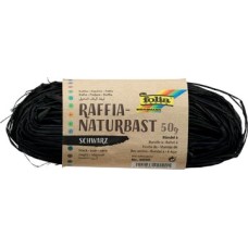 RAFFIA 50GR ZWART