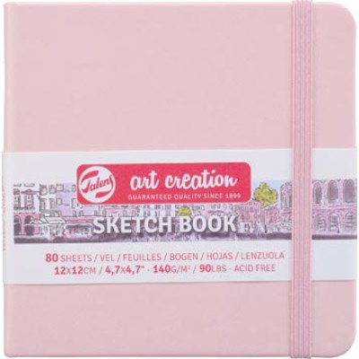 TAC SCHETSBOEK 12X12 ROZE