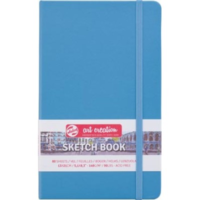 TAC SCHETSBOEK 13X21 BLAUW