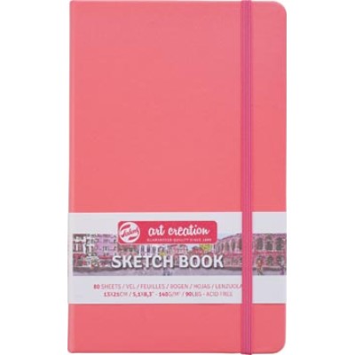 TAC SCHETSBOEK 13X21 ROOD