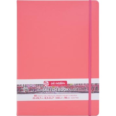 TAC SCHETSBOEK 21X30 ROOD