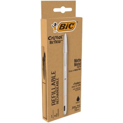 BIC BP CRISTAL RENEW ZWART