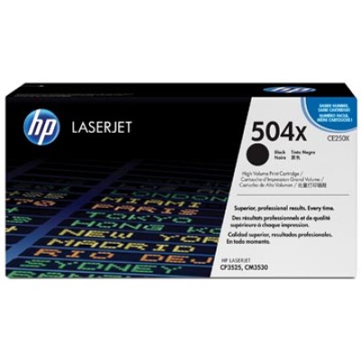 HP TONER 504X CE250X BLK