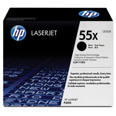 HP TONER 55X CE255X BLK