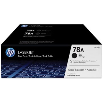 HP TONER 78A CE278AD BLK 2X