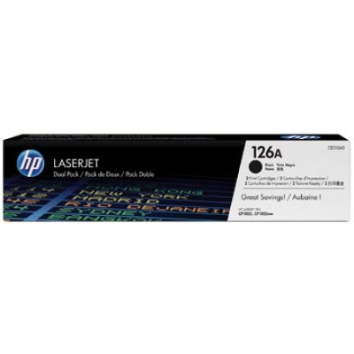 HP TONER 126A CE310AD BLK 2X