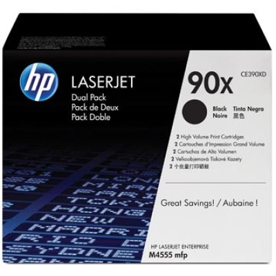 HP TONER 90X CE390XD BLK 2X