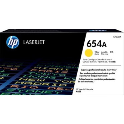 HP TONER 654A CF332A Y