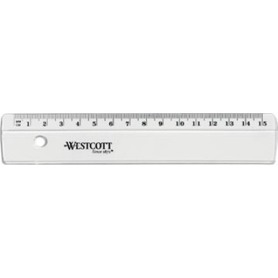 WESTCOTT LAT PLASTIC 15CM