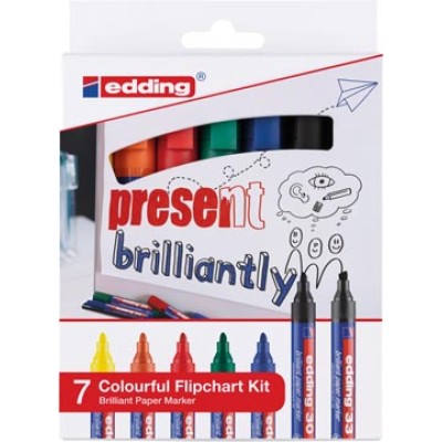 FLIPCHART MARKER E-30/33 ASS B